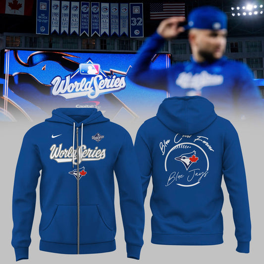 Toronto Blue Jays 2025 World Series Collection 3D Zip Hoodie