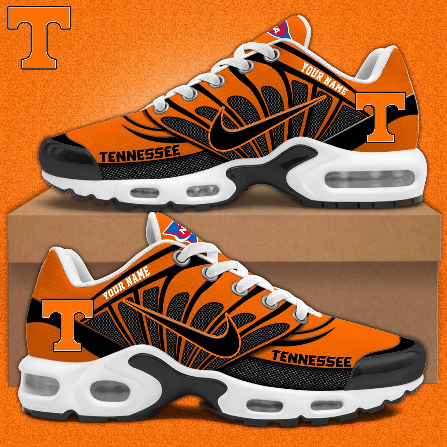 Tennessee Volunteers Personalized Shoes Exclusive Design