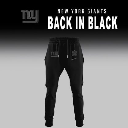 New York Giants 2025 Back In Black Limited Edition Shirt