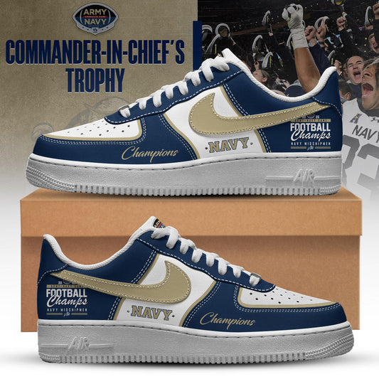 Navy Champions White Air Force 1 + Unisex Limited Style