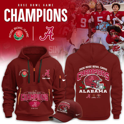 Alabama Crimson Tide 2026 Rose Bowl Champions Limited New Hoodie