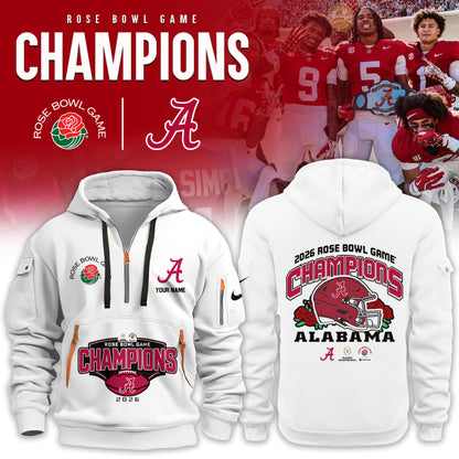 Alabama Crimson Tide 2026 Rose Bowl Champions Limited New Hoodie v2