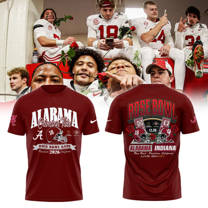 Alabama Crimson Tide 2026 Rose Bowl Limited Shirt