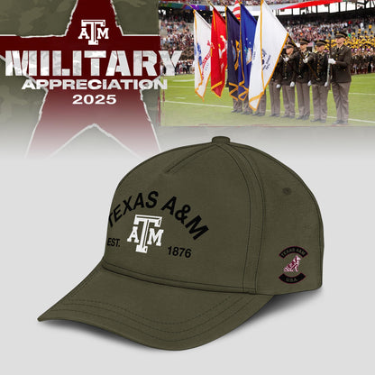 Texas A&M Aggies 2025 Military Appreciation Limited Edition Hoodie
