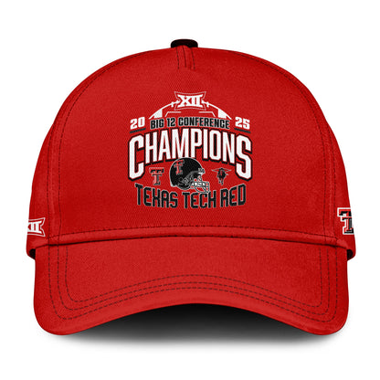 . TTU 2025 Big 12 Conference Football Champions Bomber Limited Edition