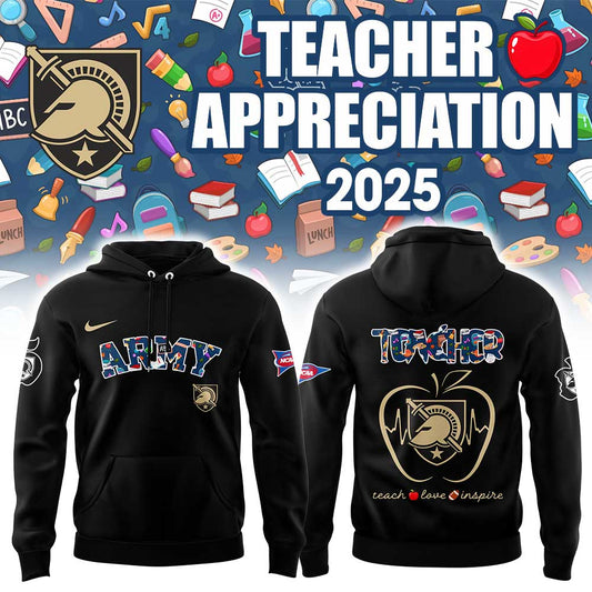 Limited Edition Army x Teacher Appreciation 2025 Hoodie