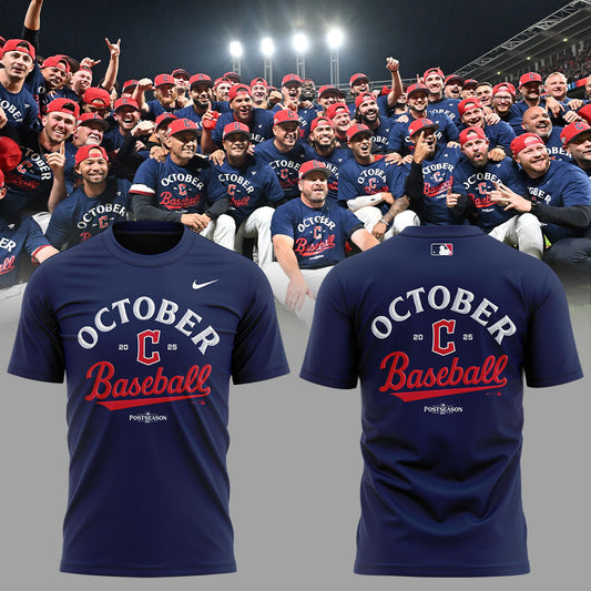 Cleveland Guardians 2025 Postseason Locker Room Combo TShirt