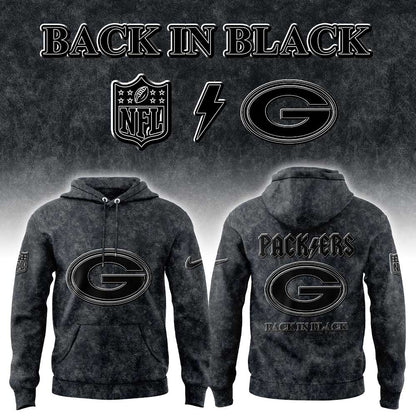 GB Packers Back in Black 2026 Combo Hoodie