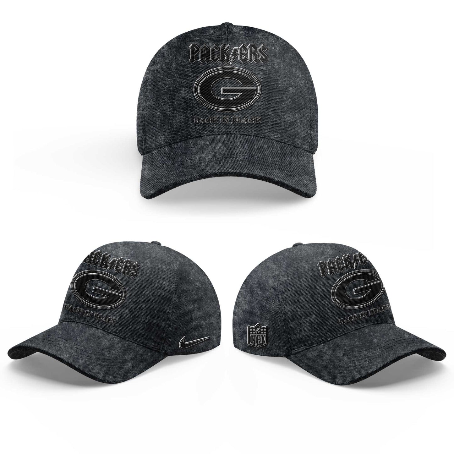 GB Packers Back in Black 2026 Combo Hoodie