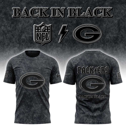GB Packers Back in Black 2026 Combo Shirt
