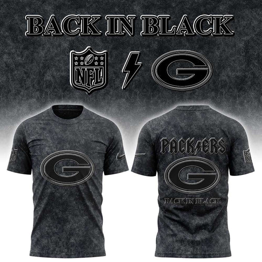 GB Packers Back in Black 2026 Combo Shirt