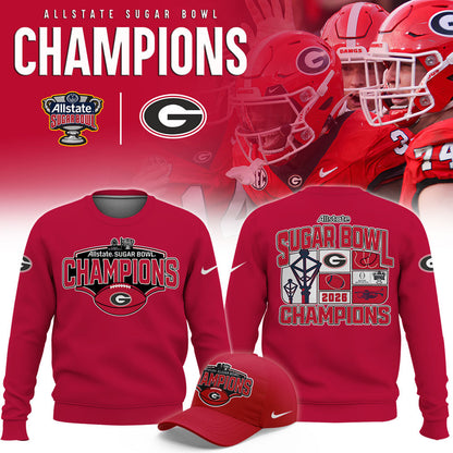 _Georgia Bulldogs 2026 Sugar Bowl Champions Limited Sweatshirt