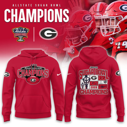_Georgia Bulldogs 2026 Sugar Bowl Champions Limited Hoodie