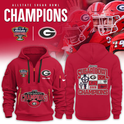 _Georgia Bulldogs 2026 Sugar Bowl Champions Limited New Hoodie