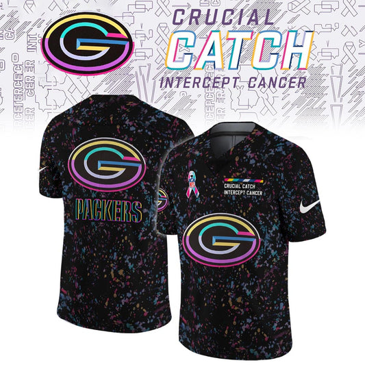 Green Bay Packers Crucial Catch Limited Football Jersey