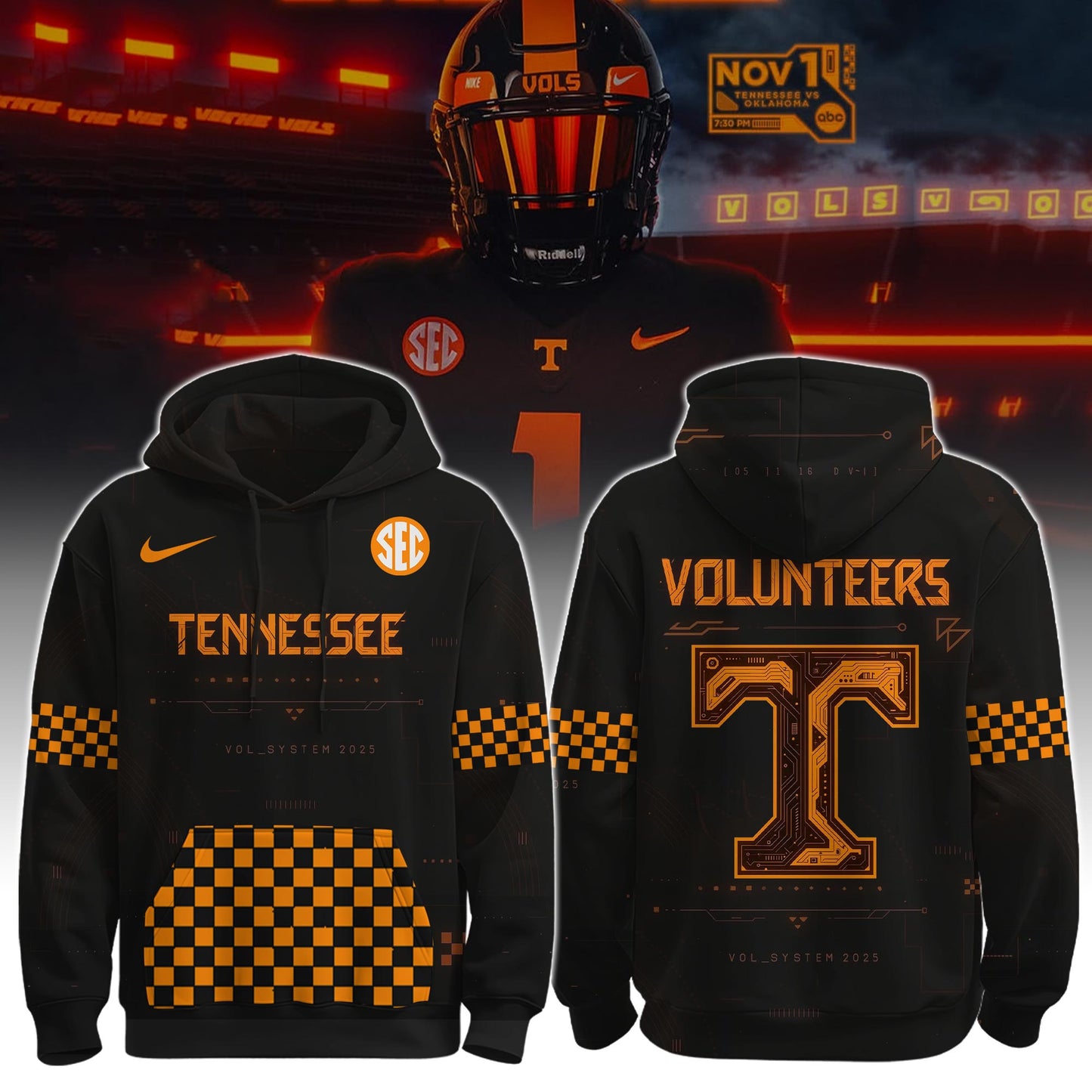 Limited Edition Tennessee x Dark Mode 2025 Hoodie