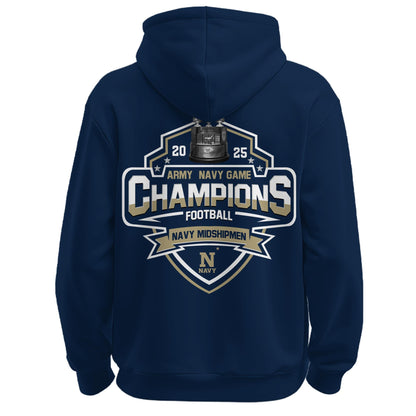 Navy Champions White Hoodie + Unisex Limited Style