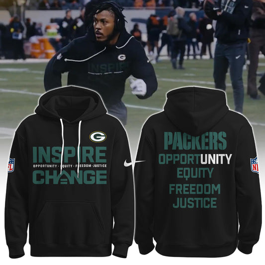 Green Bay Packers Inspire Change Limited Editions Hoodie 2025