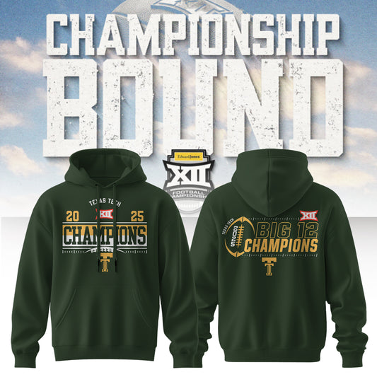 Texas Tech – 2025 Big 12 Champions Hoodie