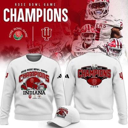Indiana Hoosiers 2026 Rose Bowl Champions Limited Sweatshirt v2