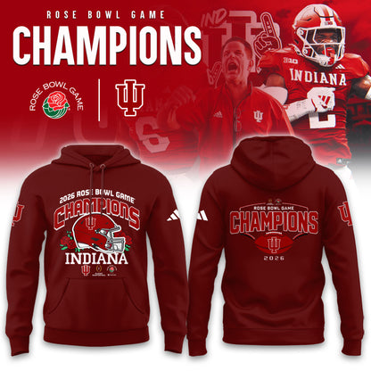 Indiana Hoosiers 2026 Rose Bowl Champions Limited Hoodie