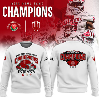 Indiana Hoosiers 2026 Rose Bowl Champions Limited Sweatshirt v2