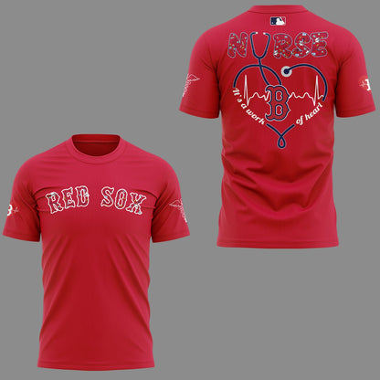 Limited Edition Red Sox Baseball NURSES NIGHT TShirt