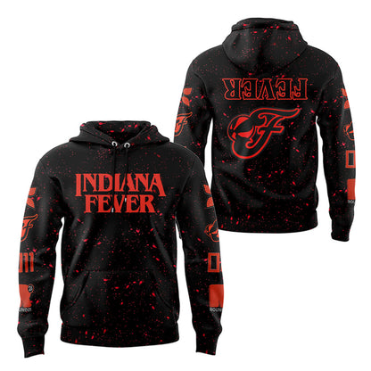 Indiana Fever x Stranger Things Rebel Swingman 2025 Hoodie