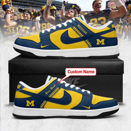 Michigan Wolverines Customized Special Editions Air Dunk Sneaker