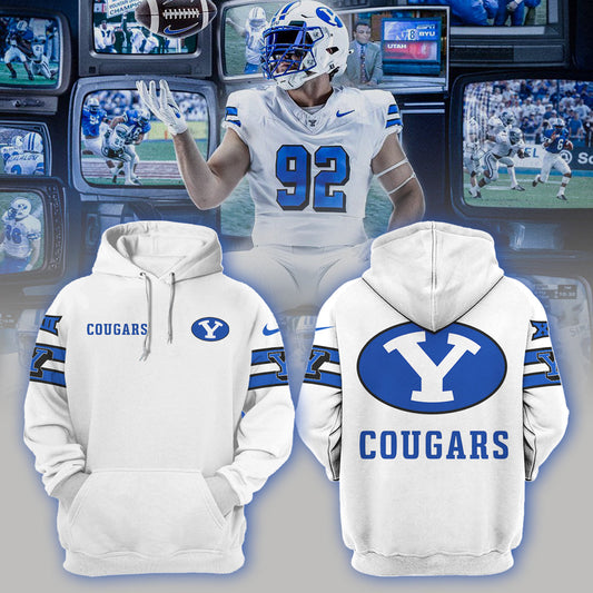 BYU Football White 1996 Throwback Limited Hoodie-MPU07032401