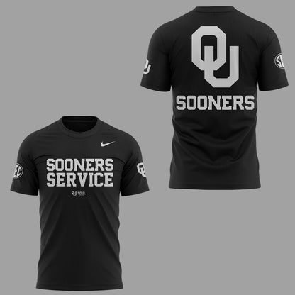 Limited Edition Oklahoma Football “Sooner Service” TShirt