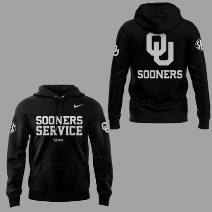 Limited Edition Oklahoma Football “Sooner Service” Hoodie
