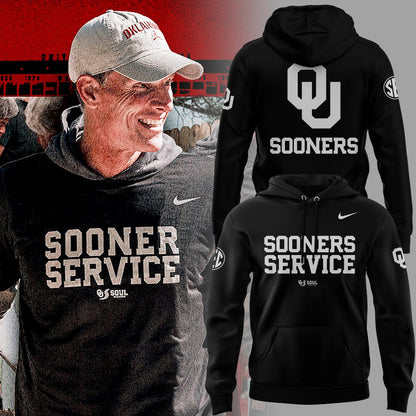 Limited Edition Oklahoma Football “Sooner Service” Hoodie