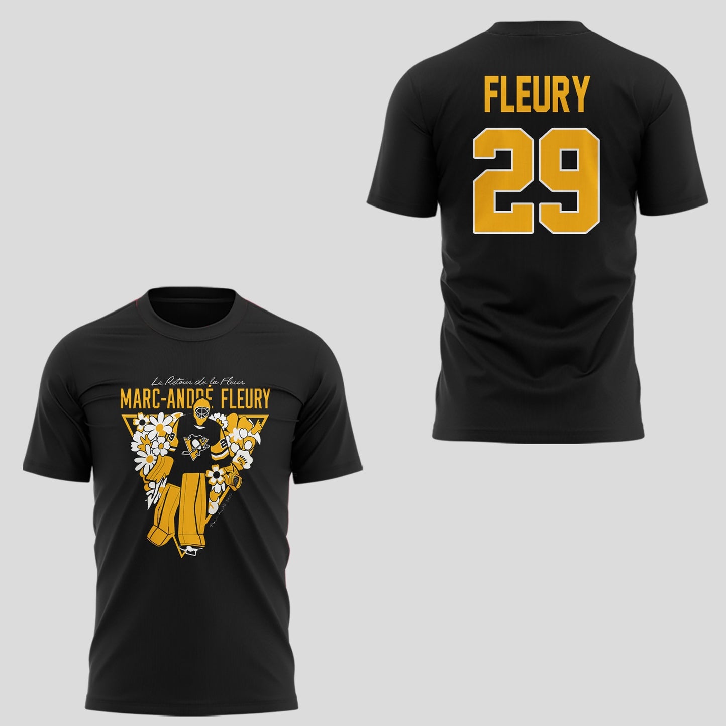 Limited Edition Pittsburgh Hockey Fleury Exclusive TShirt-ND09282502