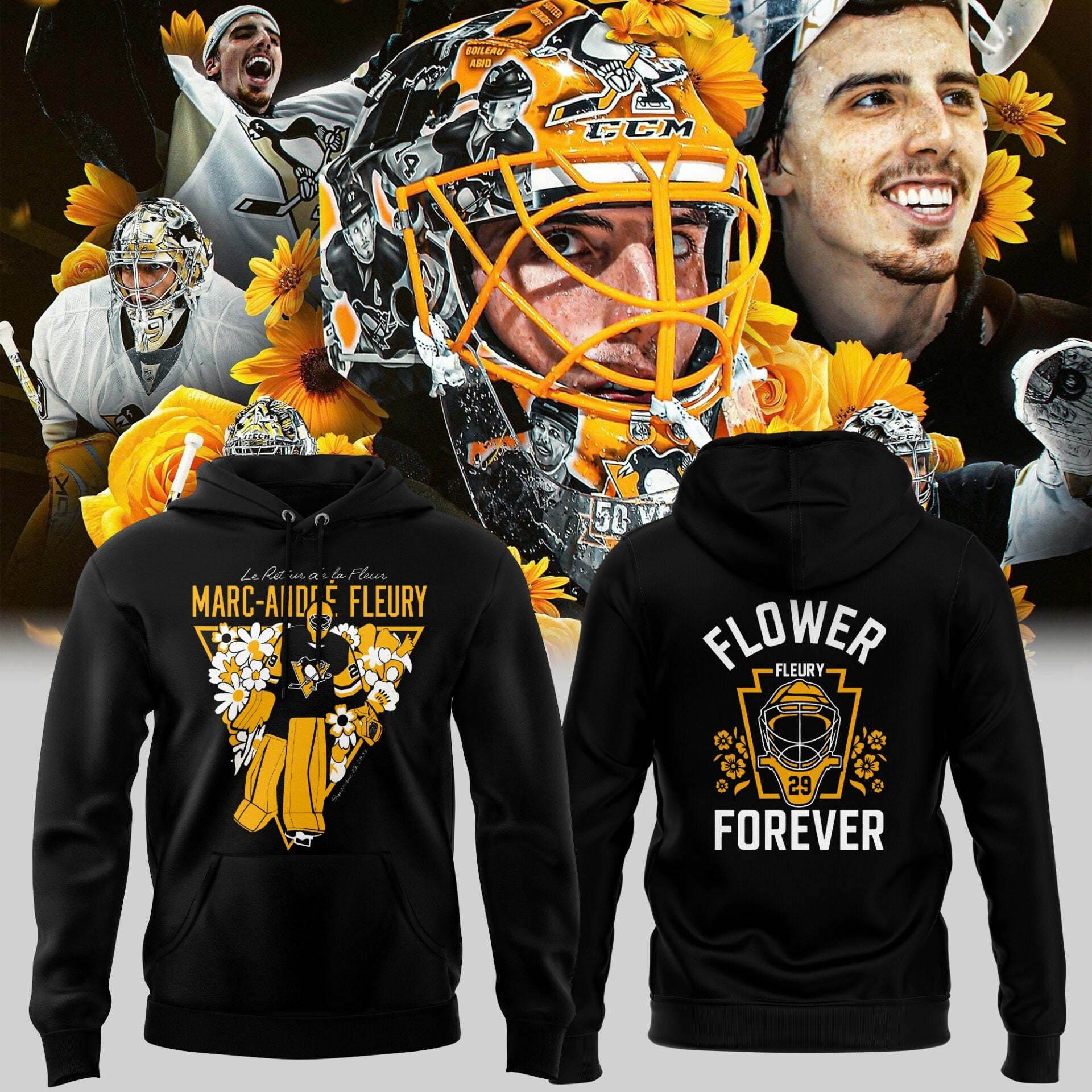 Limited Edition Pittsburgh Hockey Fleury Exclusive Hoodie-ND09282505