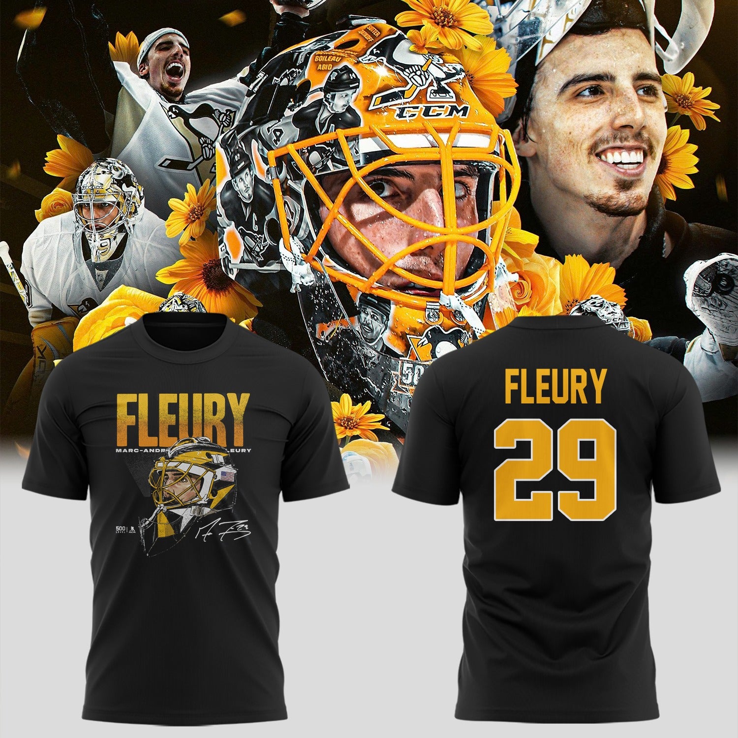 Limited Edition Pittsburgh Hockey Fleury Exclusive TShirt-ND09282511