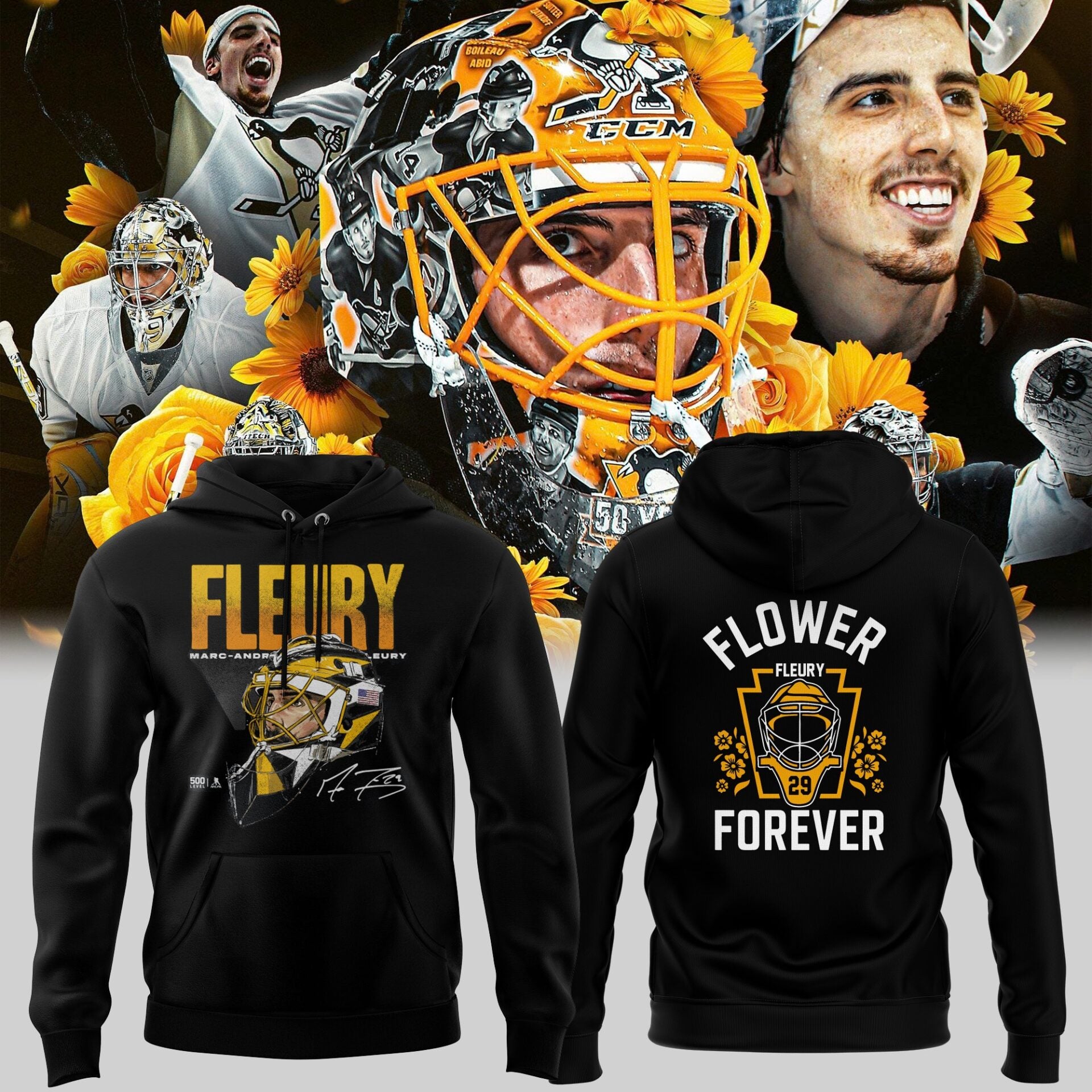 Limited Edition Pittsburgh Hockey Fleury Exclusive Hoodie-ND09282514