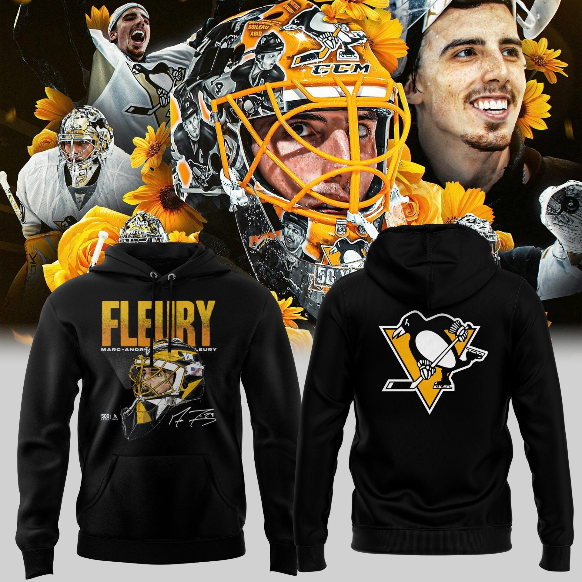 Limited Edition Pittsburgh Hockey Fleury Exclusive Hoodie-ND09282515