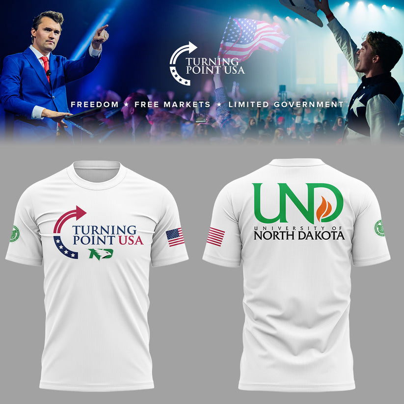 Limited Edition North Dakota x Turning Point USA 2025 TShirt
