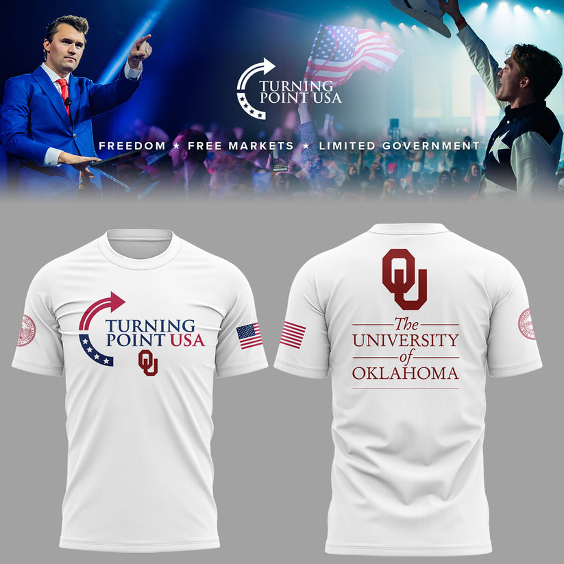 Limited Edition Oklahoma x Turning Point USA 2025 TShirt