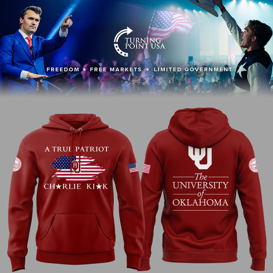 Limited Edition Oklahoma x Turning Point USA 2025 Hoodie
