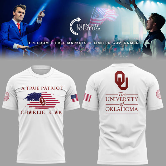 Limited Edition Oklahoma x Turning Point USA 2025 TShirt