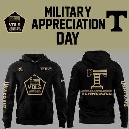 Limited Edition Tennessee x Military Appreciation Day 2025 Hoodie
