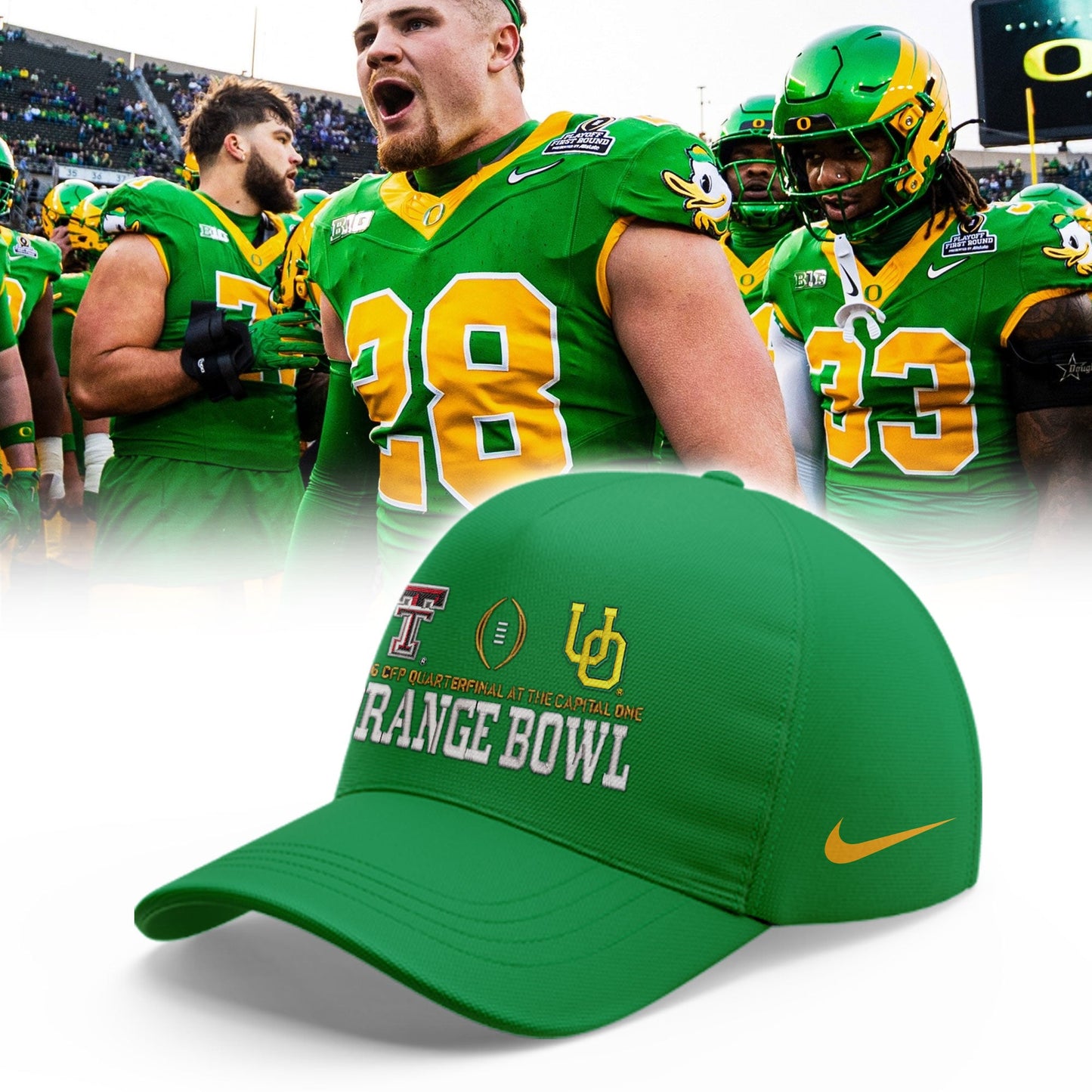 Oregon Ducks 2026 Orange Bowl Champions Limited Hoodie