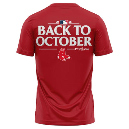 Special October Baseball Post Season 2025 Red Sox T-Shirt