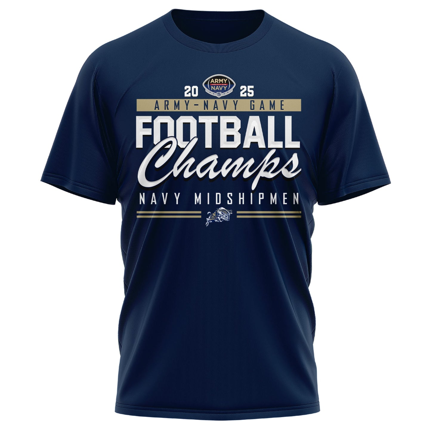 Navy Champions White T-shirt + Unisex Limited Style