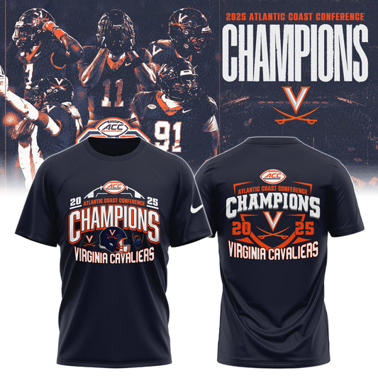 Virginia Football 2025 ACC Champs Tshirt