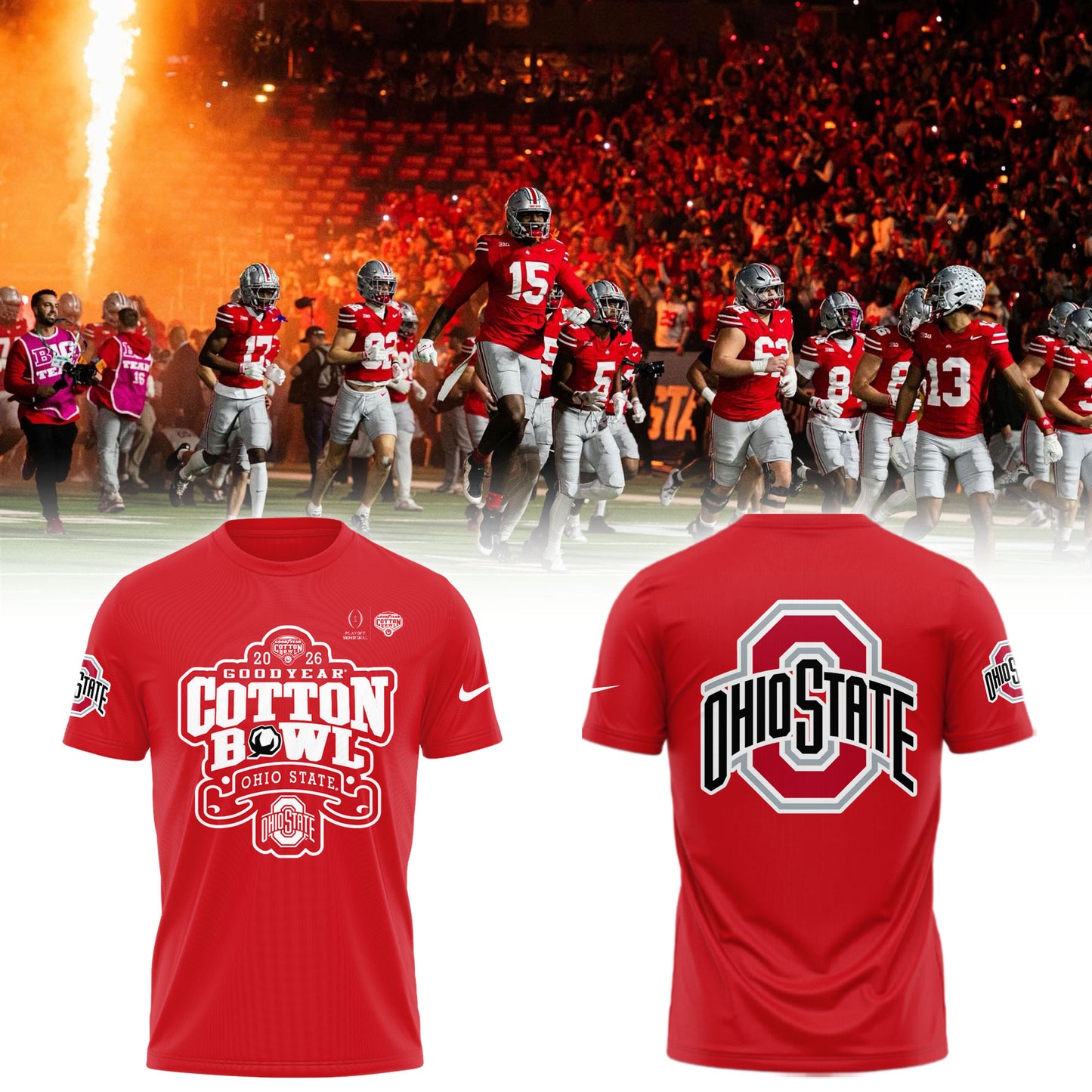Ohio State Buckeyes 2026 Goodyear Cotton Bowl Limited Shirt