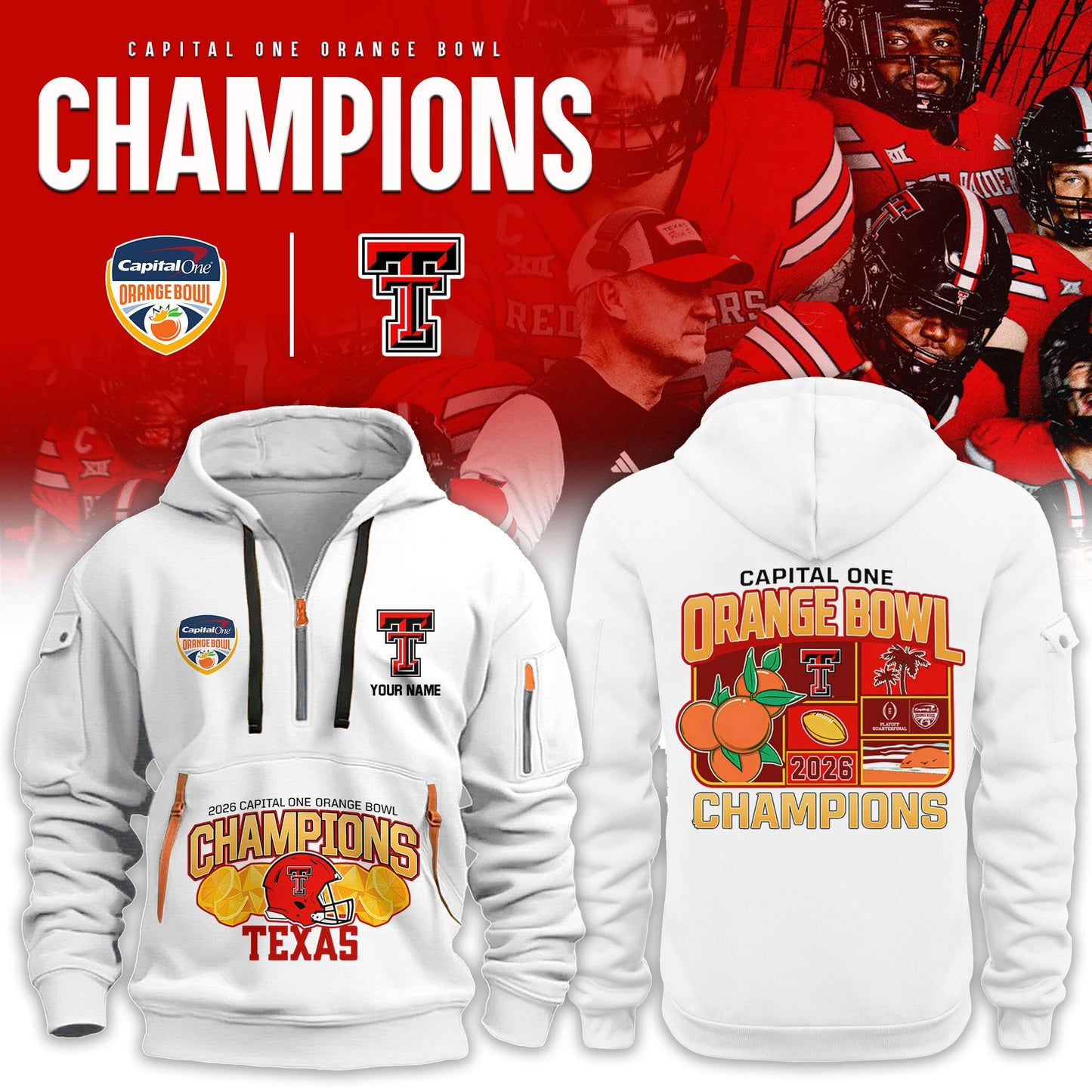 _Texas Tech 2026 Orange Bowl Champions Limited New Hoodie v2