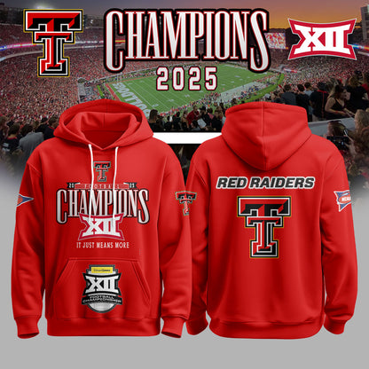_TT Football 2025 Big 12 Conference Champs Hoodie V2
